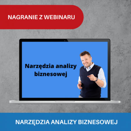 Narzędzia analizy biznesowej - grafika webinaru